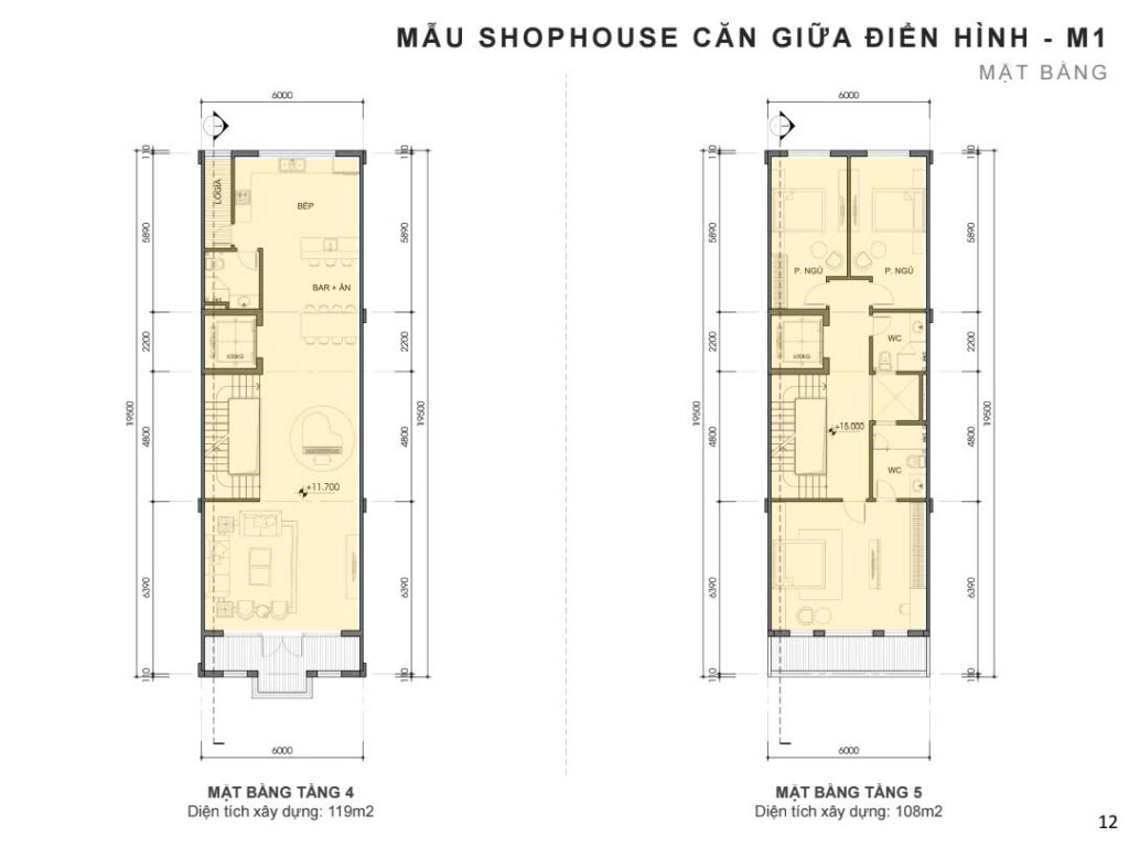 Thiết kế shophouse LK-05 và LK-06 Từ Sơn Garden City