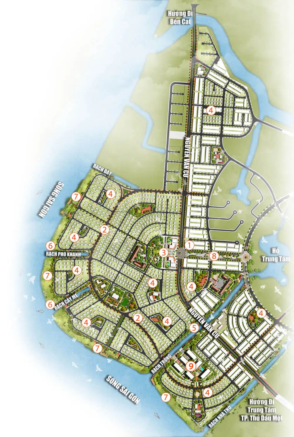 Tiện ích Khu đô thị sinh thái Chánh Mỹ