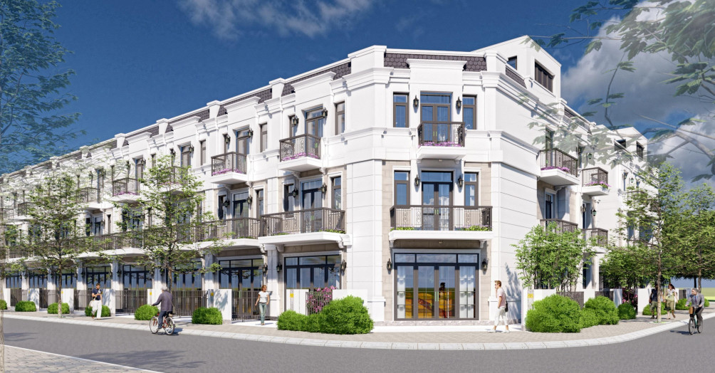 Phối cảnh liền kề Khu đô thị sinh thái Chánh Mỹ