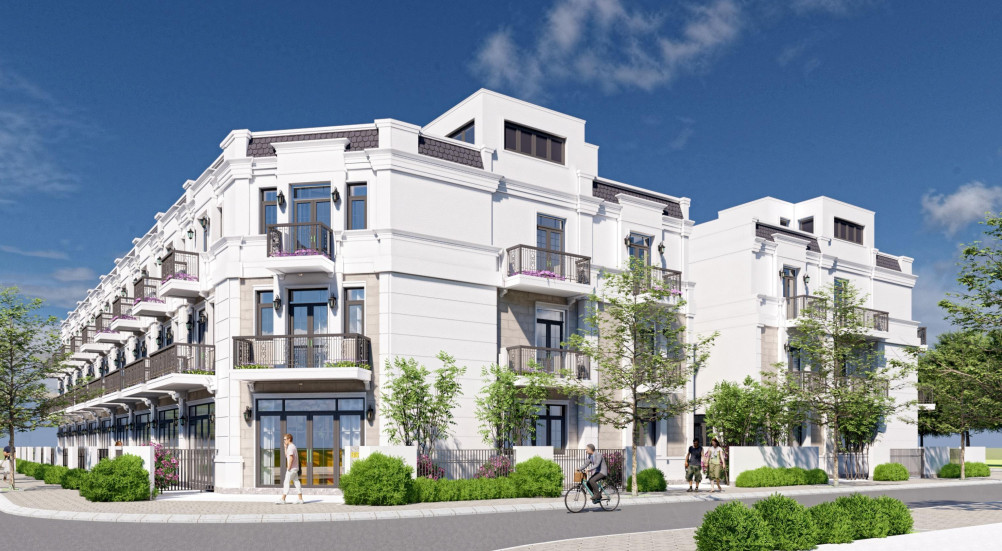 Phối cảnh liền kề Khu đô thị sinh thái Chánh Mỹ