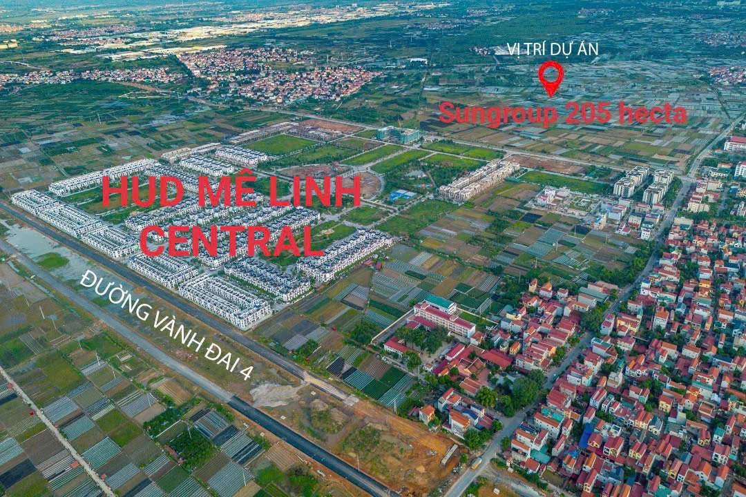 Dự án Hud Mê Linh Central hưởng lợi từ Tiến độ Vành đai 4