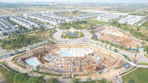 Tiến độ chung cư thương mại CT-03 và CT-04 HUD Mê Linh Central