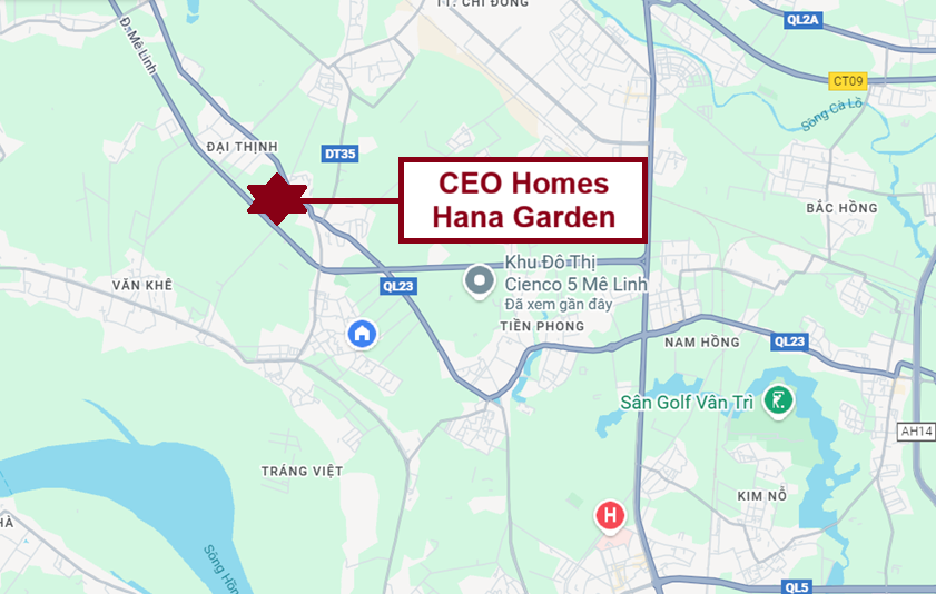Vị trí CEO Homes Hana Garden
